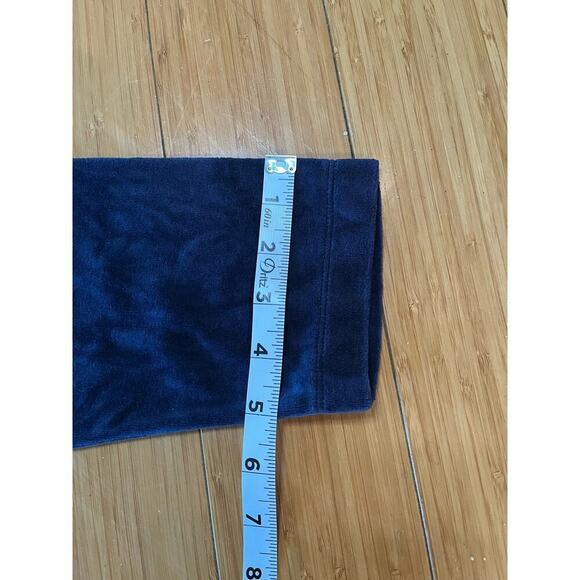 Pure Jill Blue Tunic Shirt Women XL Velvet Fairy Lagenlook Cottage Grandma Core - Picture 9 of 11